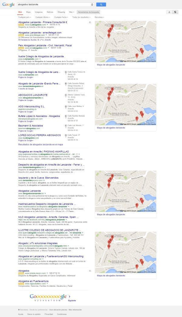 SEO local en posicionamiento web